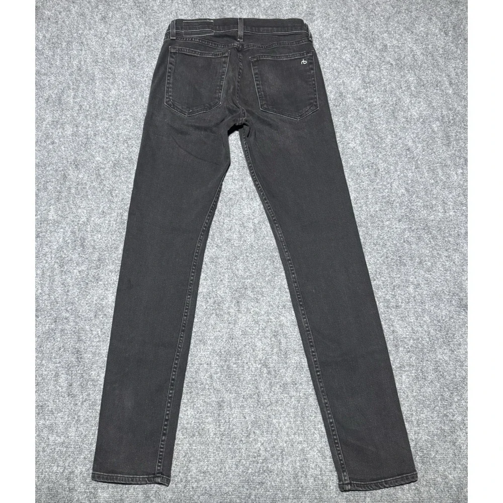 Rag & Bone Fit 2 Slim Jeans Mens‎ 29x33 Black Slim Straight Denim Casual Pants